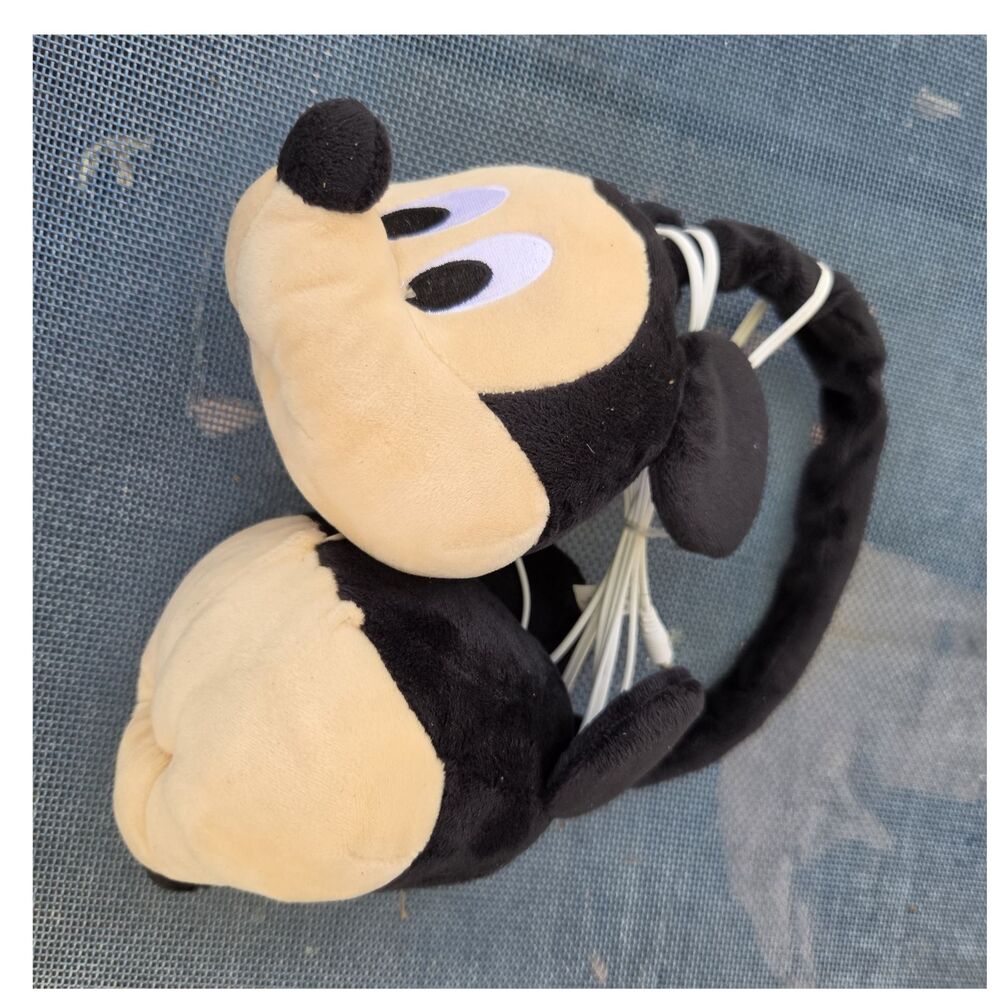 Mickey Mouse Plush On-Ear Wired Headphones 3.5mm Jack, Adjustable, HP-0037